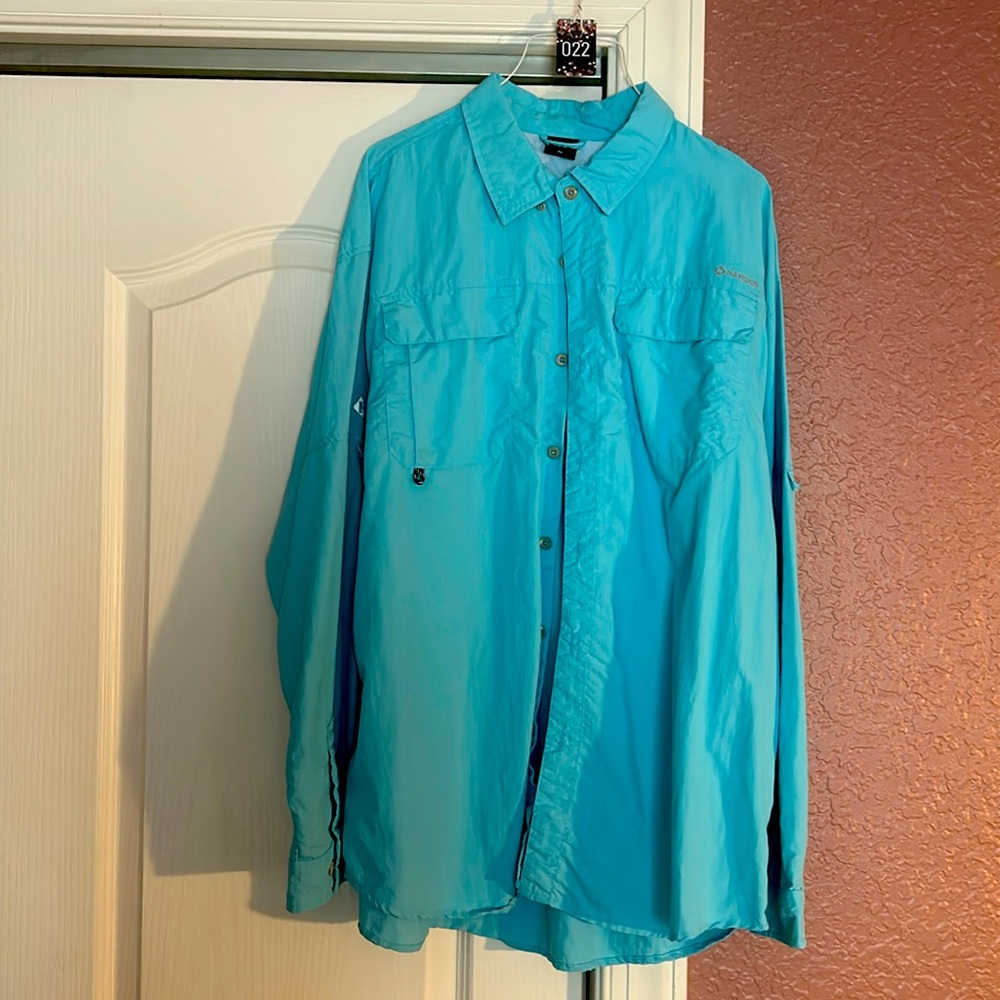 Naviskin men’s long sleeve lightweight button-down size XL EUC